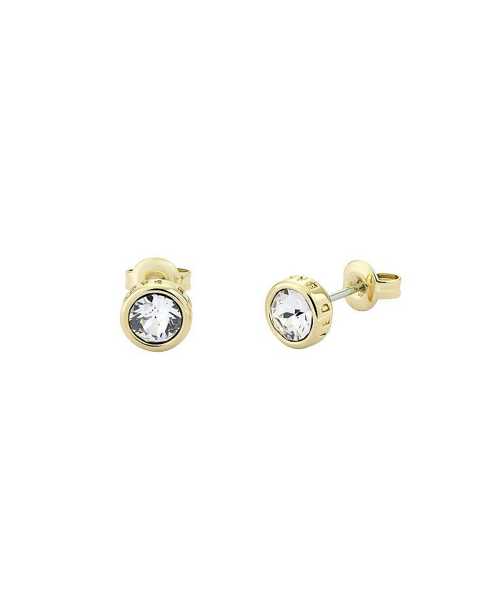 Ted Baker Sinaa Orecchini A Perno Con Cristalli Swarovski - Tonalità Oro O Argento, Eleganti E Minimal