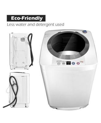 Full-Automatic Laundry Wash Machine Washer/Spinner W/Drain Pump