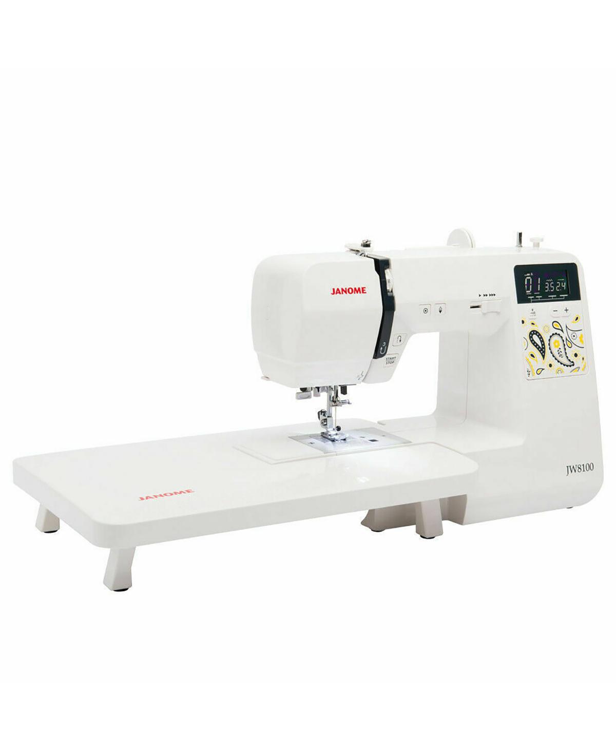 JW8100 Computerized Sewing Machine - White