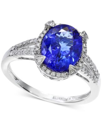 EFFY® Tanzanite (2-5/8 ct. t.w.) and Diamond (1/4 ct. t.w.) Ring in 14k ...