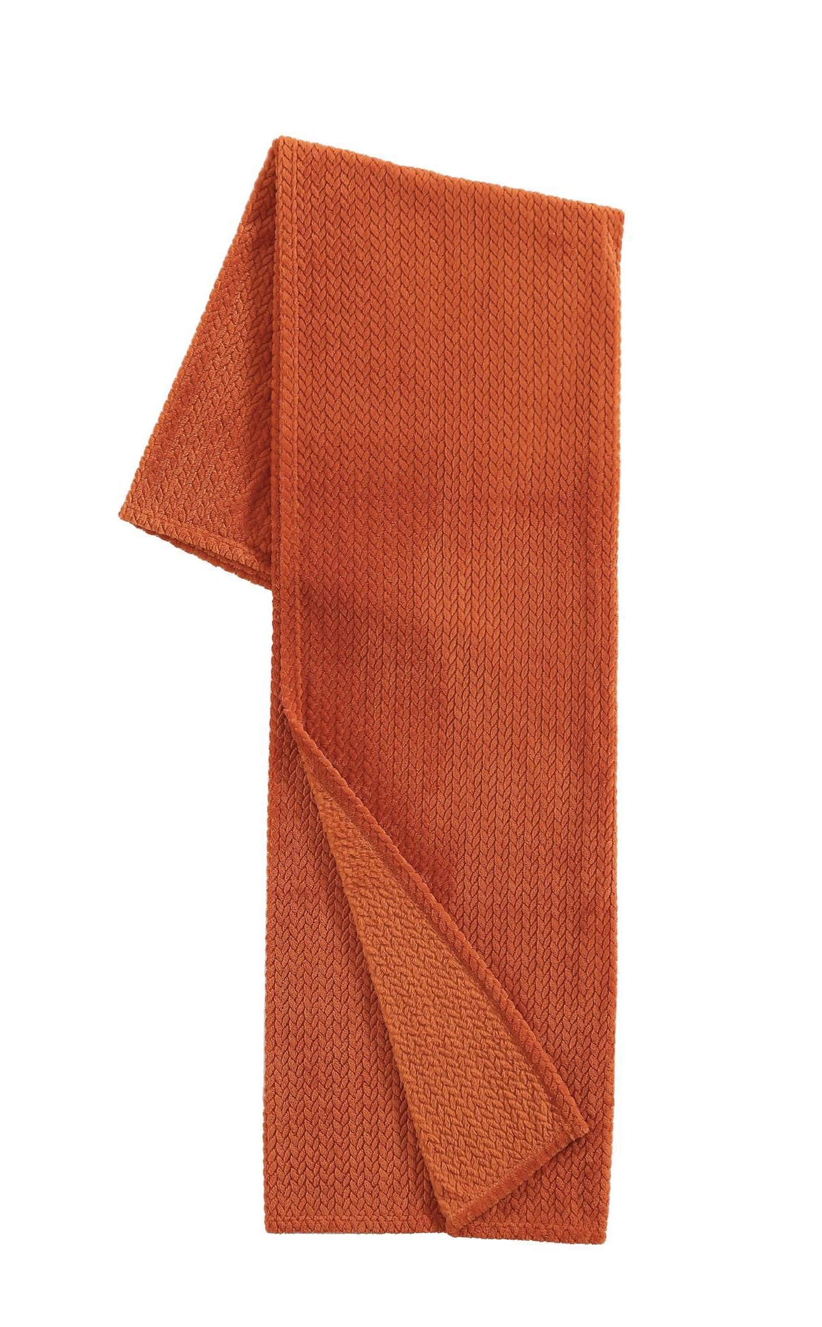Kate Aurora Ultra Soft & Plush Herringbone Fleece Throw Blanket Covers
