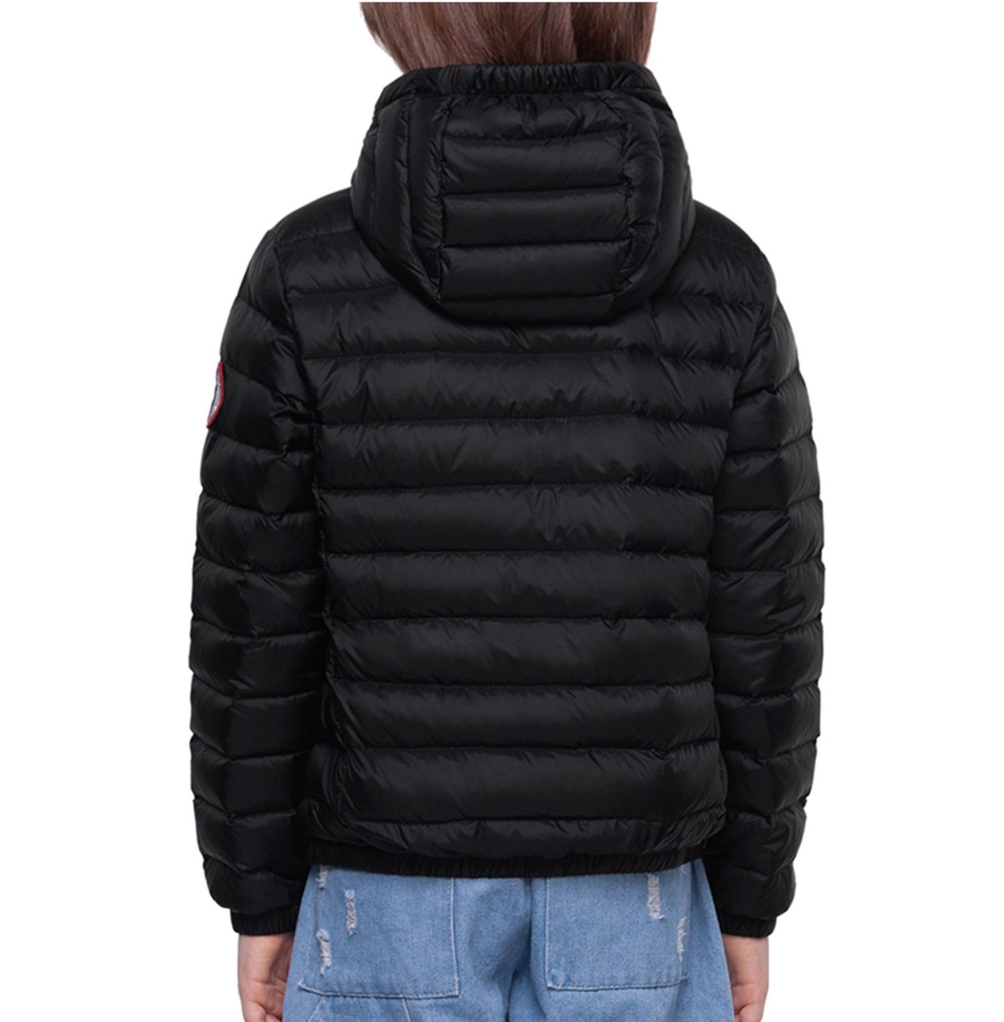 Куртка Rokka&Rolla Ultra Light Packable Down Puffer Jacket для мальчиков, цвет: Чёрный — фото 9