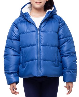 Rokka Rolla Girls Heavyweight Puffer Jacket Sherpa Lined Bubble Coat Macy s