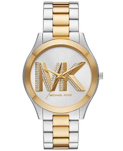 Women's Robinson Gold-tone Stainless Steel Bracelet Watch 27x29mm