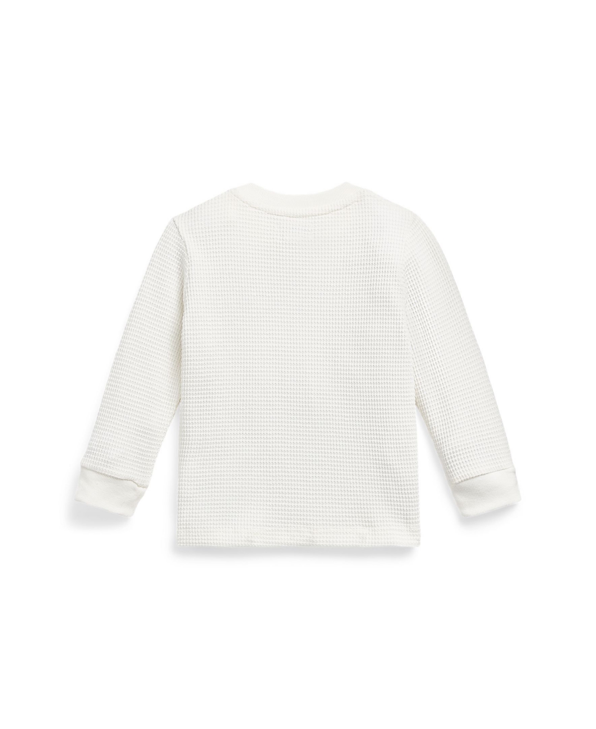 Polo Ralph Lauren Baby Boys Waffle Knit Cotton Long-Sleeve T Shirt