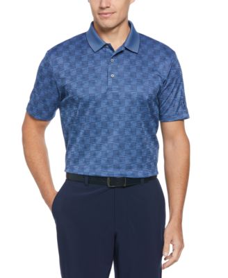 PGA TOUR - Men's Energy Jacquard Short-Sleeve Golf Polo Shirt
