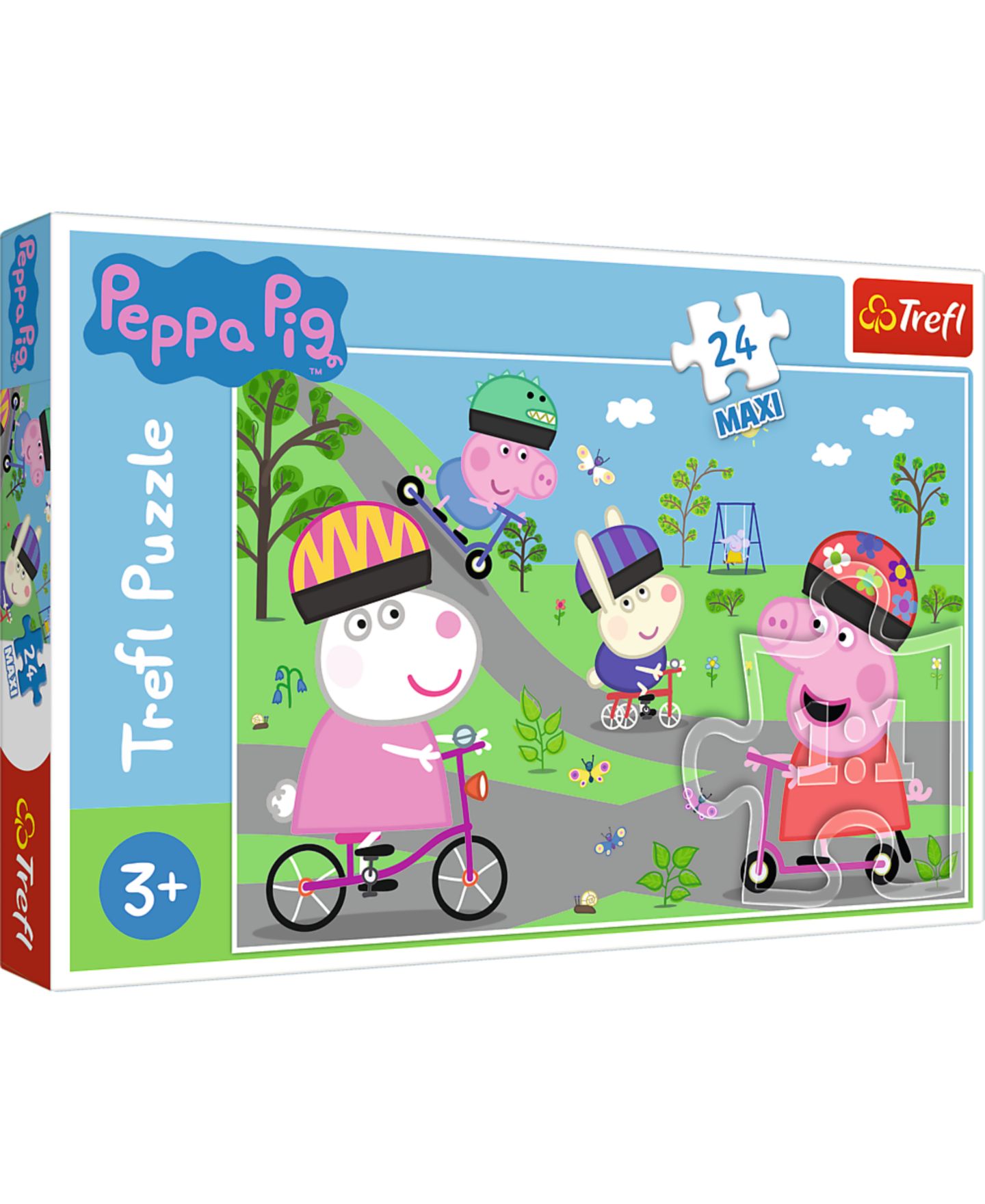 Детский пазл Trefl Peppa Pig Active Day 24-Piece Puzzle, Ages 3+, цвет: Разноцветный — фото 1