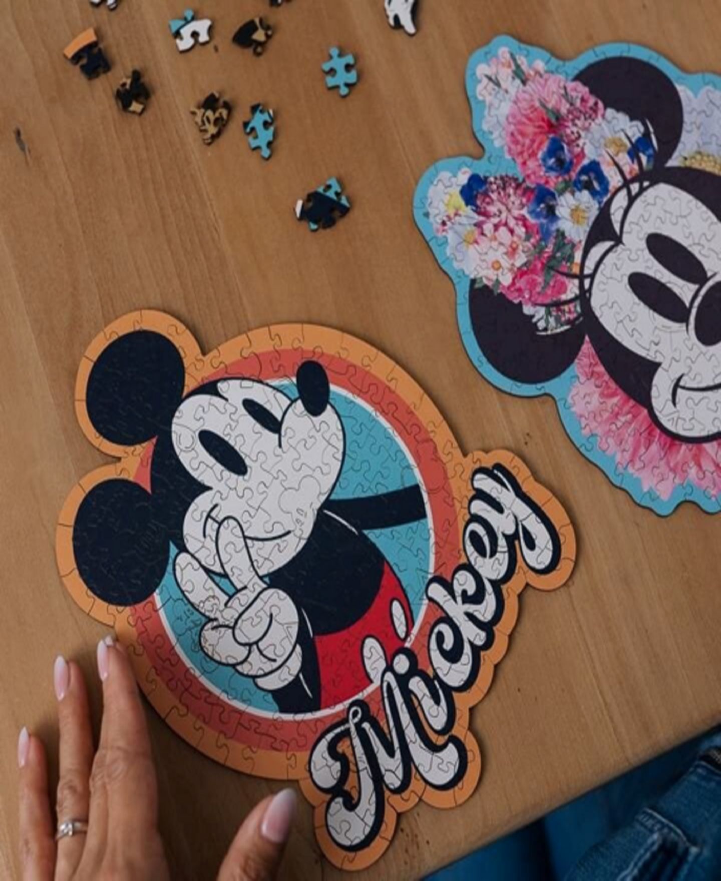 Детский пазл Trefl Wood Craft Mickey Mouse 160-Piece Wooden Puzzle, Ages 9+, цвет: Разноцветный — фото 4
