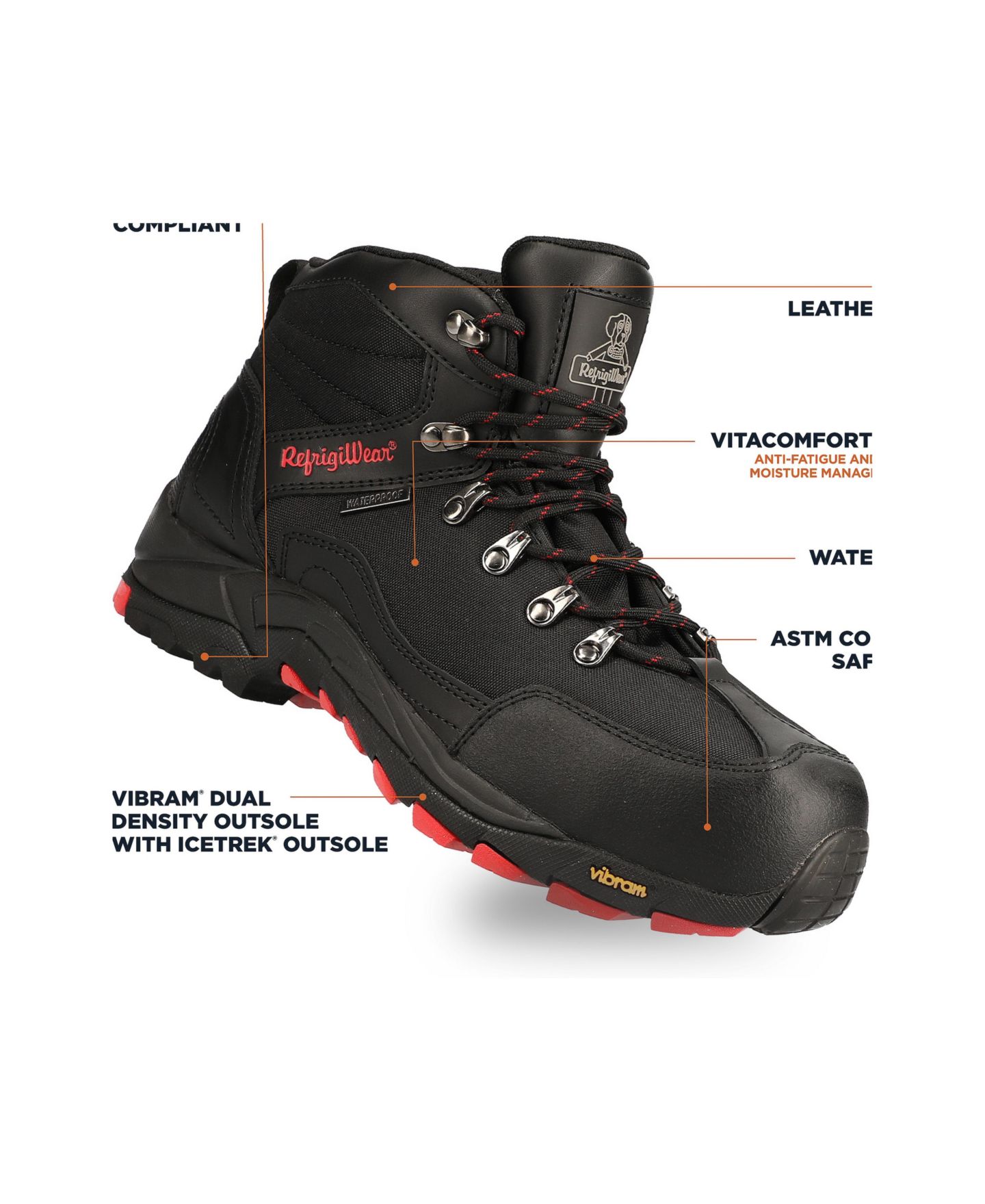 Мужские ботинки RefrigiWear Black Widow Boot, цвет: Чёрный — фото 88
