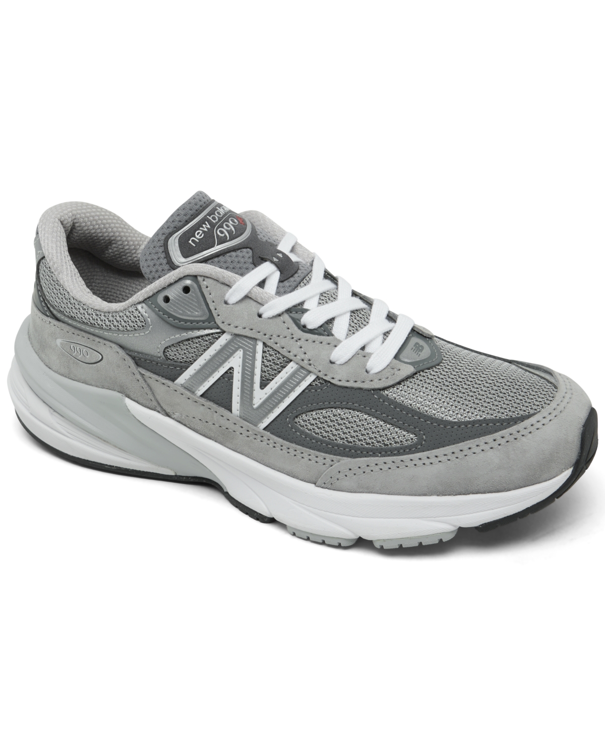 Shop New Balance Women's 990 V6 Running Sneakers From Finish Line In Cool Gray