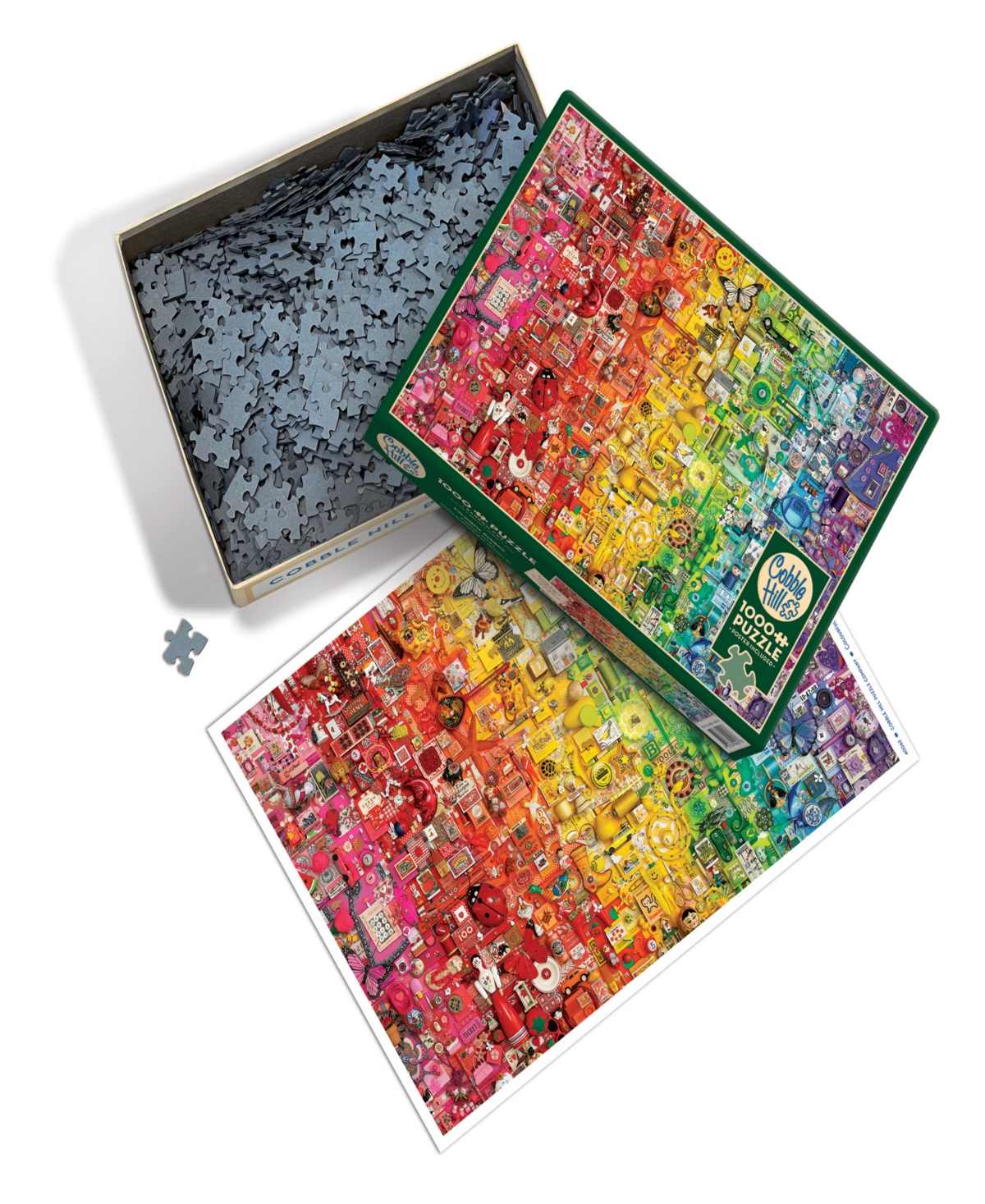 Shop Cobble Hill - Colorful Rainbow Puzzle In Multi