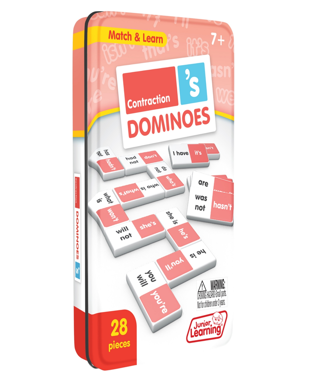 Junior Learning Kids' Contraction Dominoes Language Arts In Multi