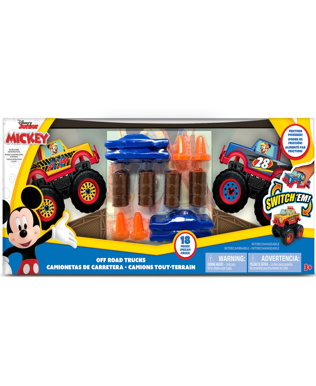 Disney Junior Kids' - Mickey Off-road Monster Truck Playset In Multi
