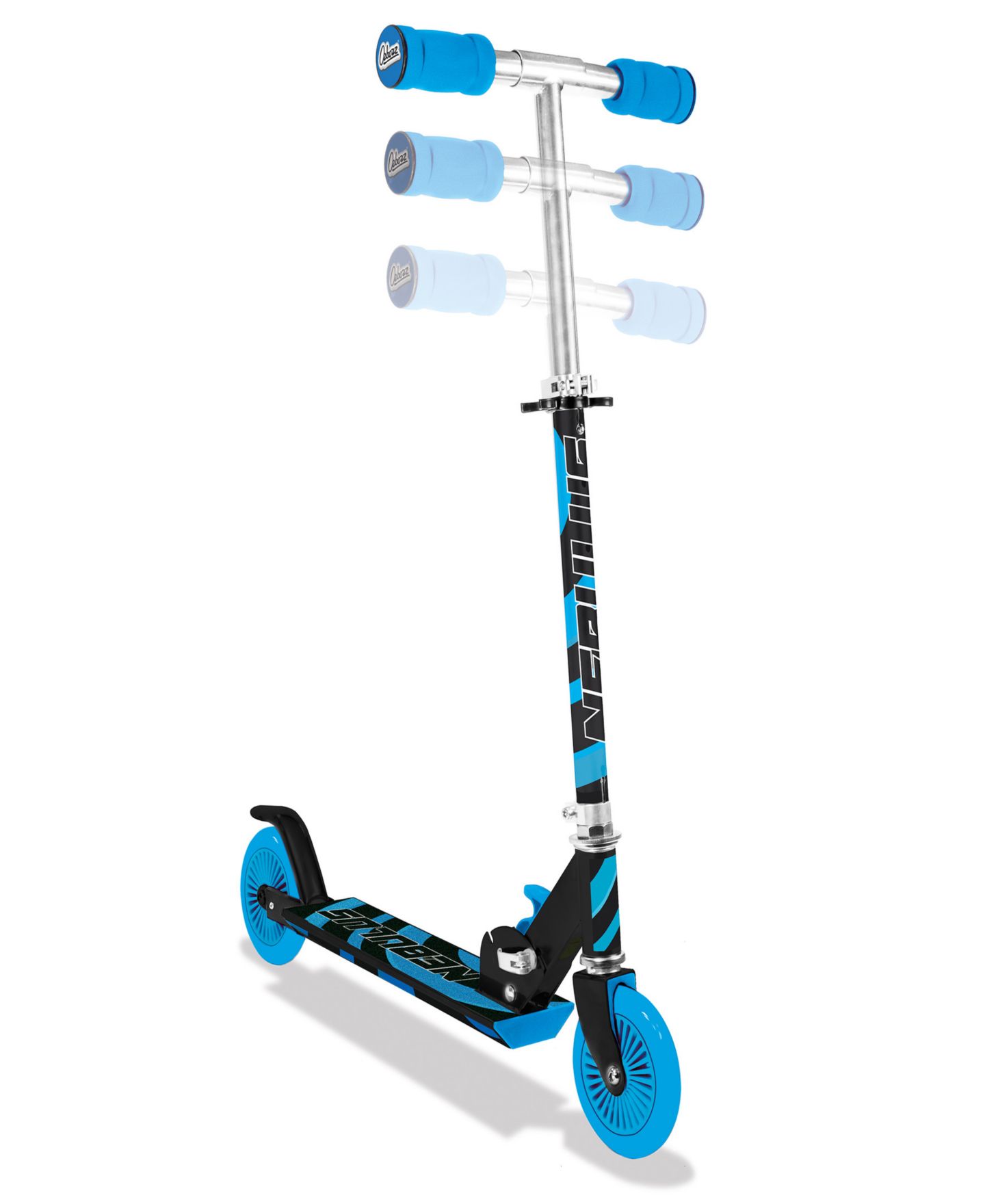 Детская игрушка Ozbozz Blue Black Adjustable Scooter — фото 2