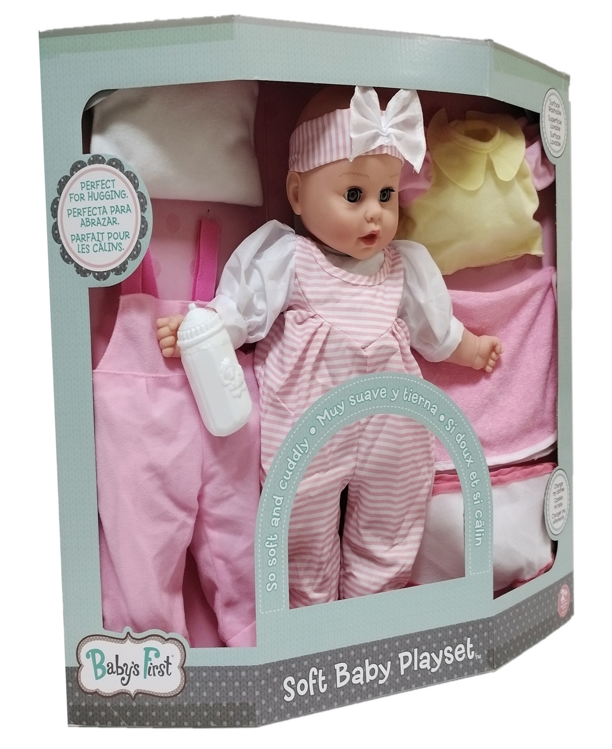 Shop Baby's First By Nemcor Soft Baby Doll Playset In Multi
