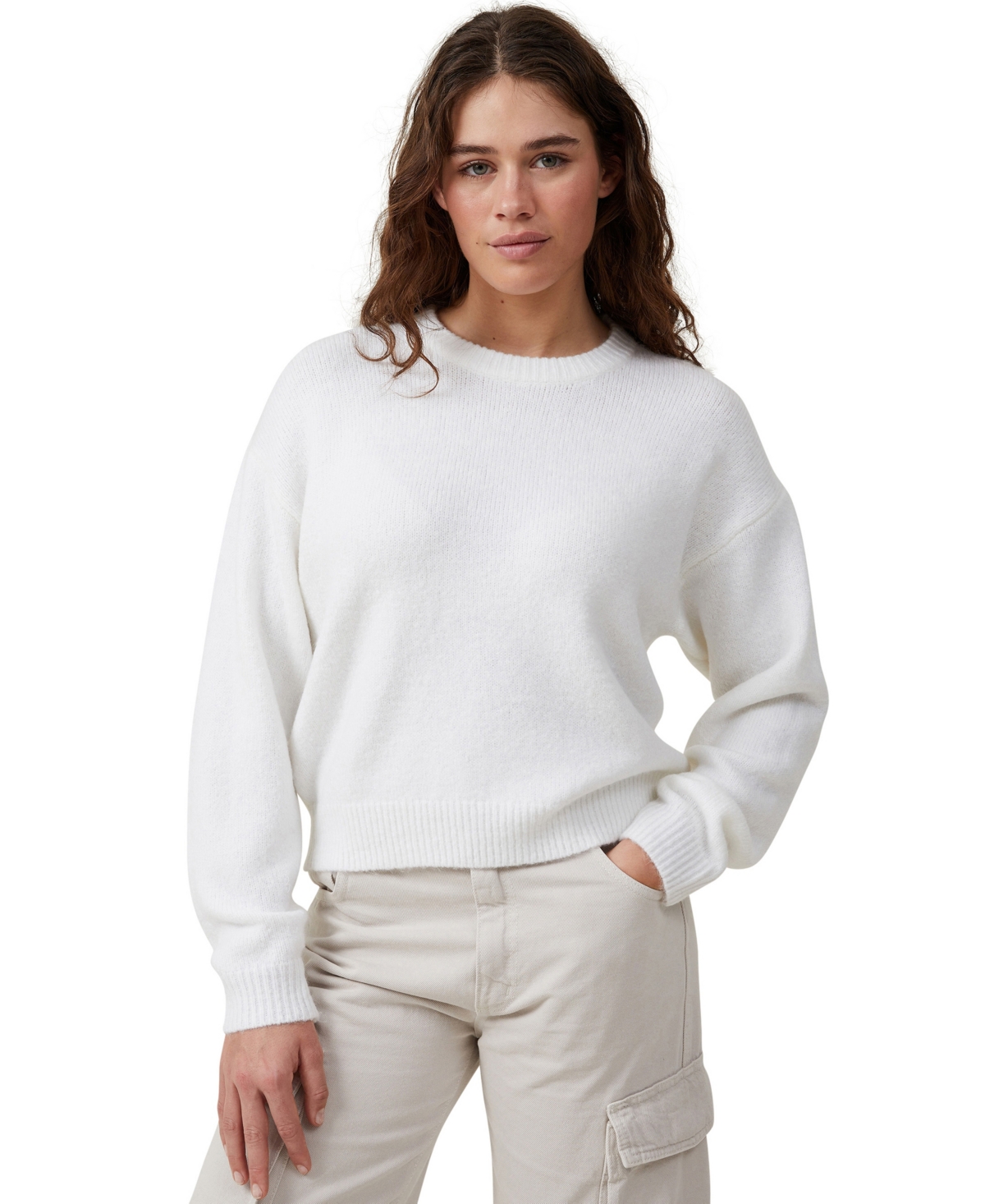 Women's Everything Crew Neck Pullover Sweater - Black