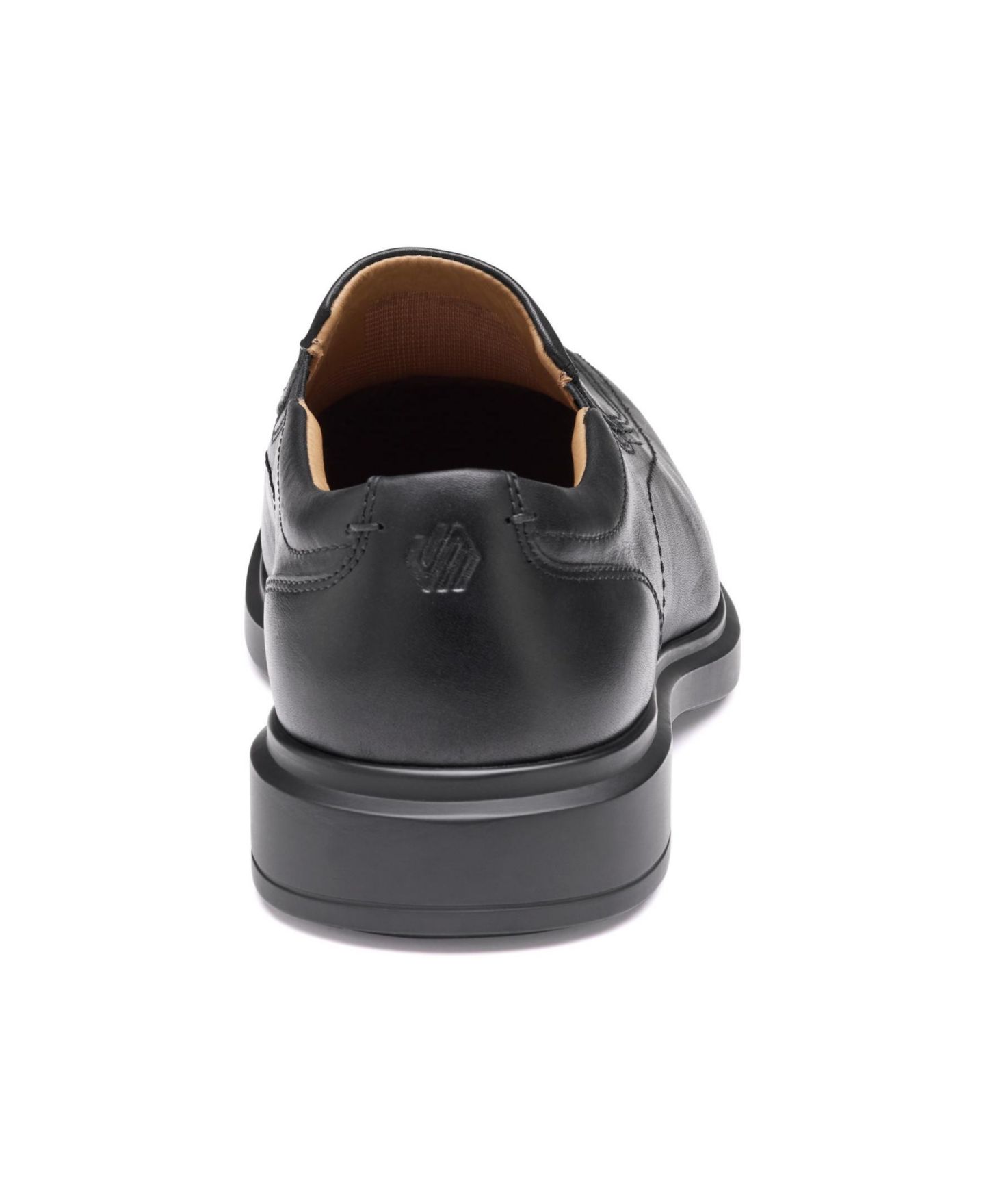 Мужские туфли Johnston & Murphy Xc4 Stanton 2.0 Runoff Waterproof Leather Slip-On, цвет: Чёрный кожаный — фото 3