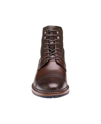 Johnston Murphy Men s Connelly Cap Toe Shearling Boots Macy s
