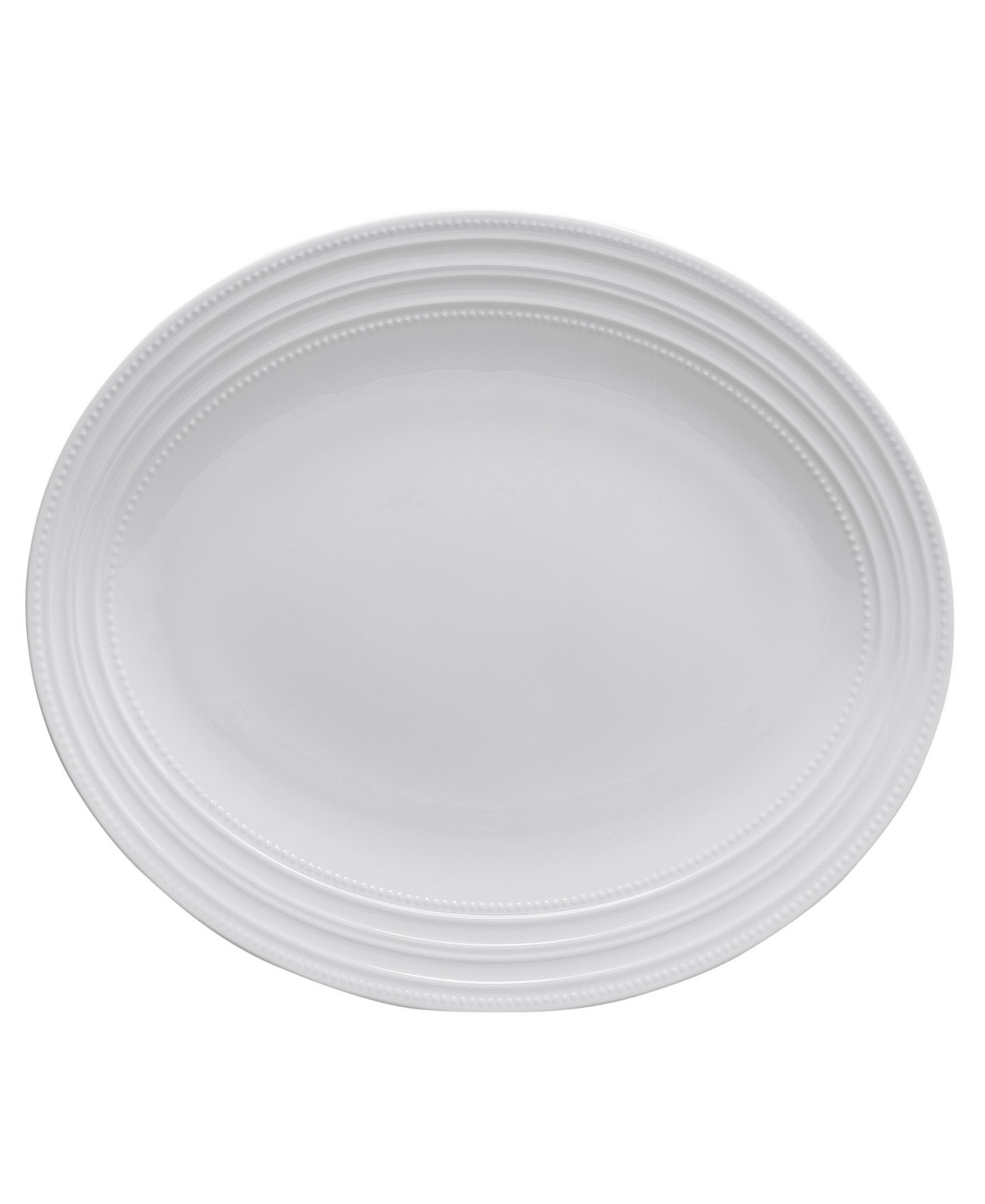 Mikasa Kamryn Vegan Bone Chip Resistant 14" Oval Platter In White