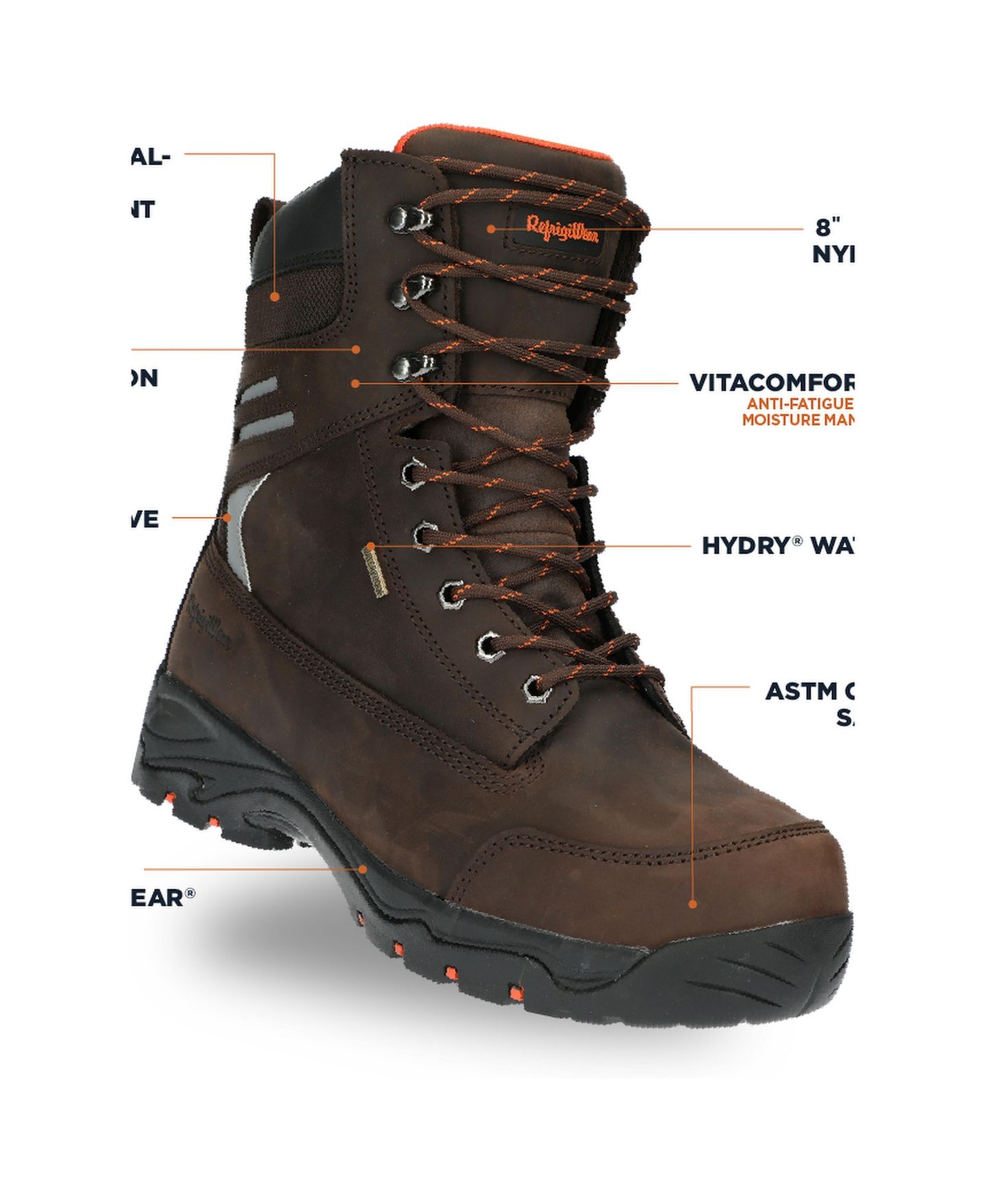 Мужские ботинки RefrigiWear Ice Viking Work Boot, цвет: Коричневый — фото 72
