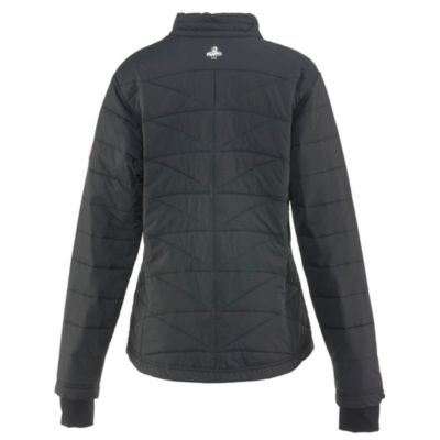 Plus Size Warm Lightweight Packable Quilted Ripstop Insulated Jacket