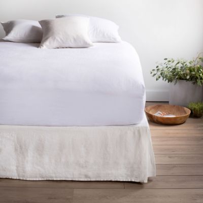 100% French Linen Bedskirt - Cal King