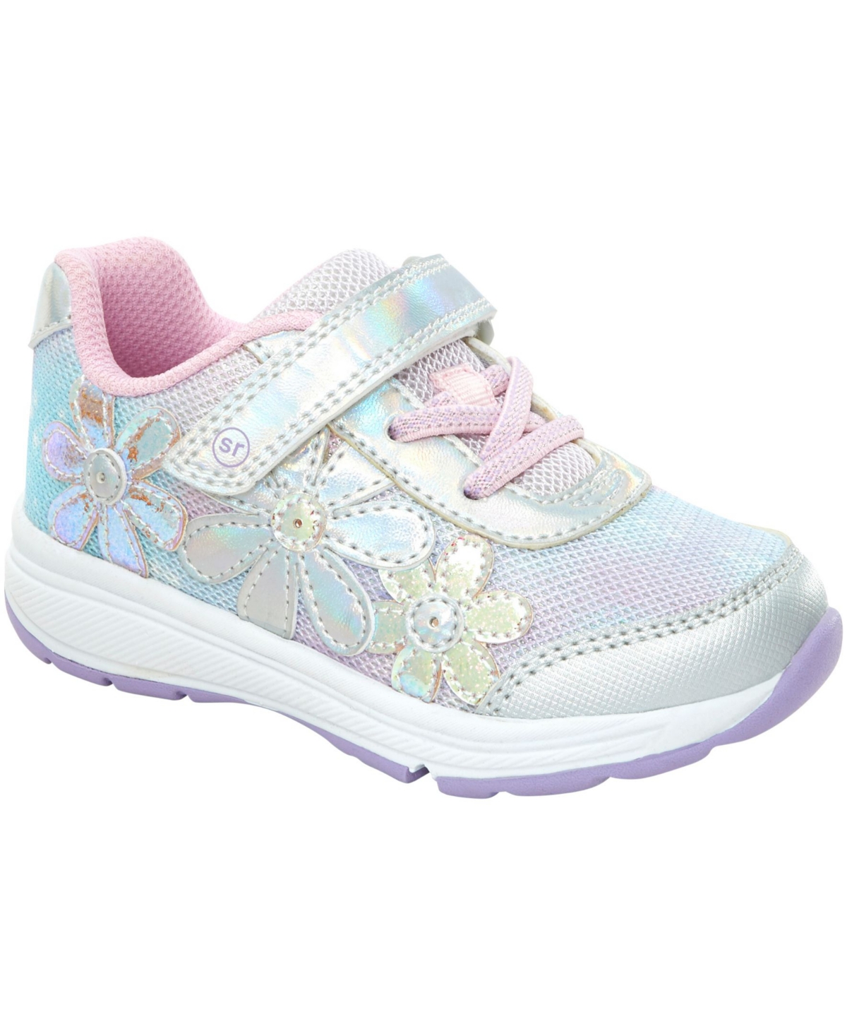 Shop Stride Rite Toddler Girls Sr Glimmer Lighted Sneakers In Iridescent