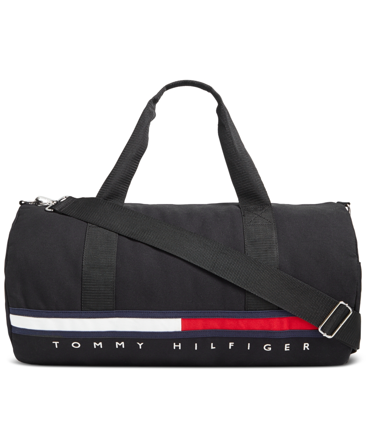 Tommy Hilfiger Men's Gino Harbor Point Duffel Bag In Black