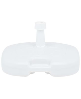 Umbrella Base Sand/Water Filled 4.2 gal White Plastic