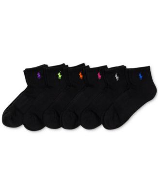 Women's 6-Pk. Cushion Quarter Socks