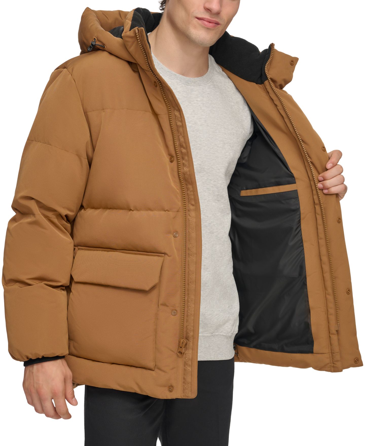 Мужская куртка Levi's Workwear Hooded, цвет: Коричневый — фото 5