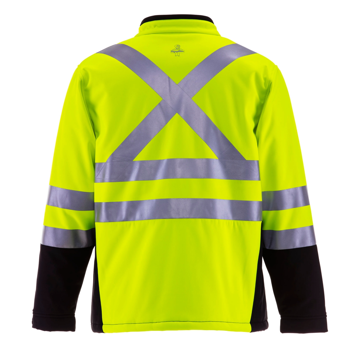 RefrigiWear Big & Tall High Visibility Insulated Softshell Jacket with Reflective Tape