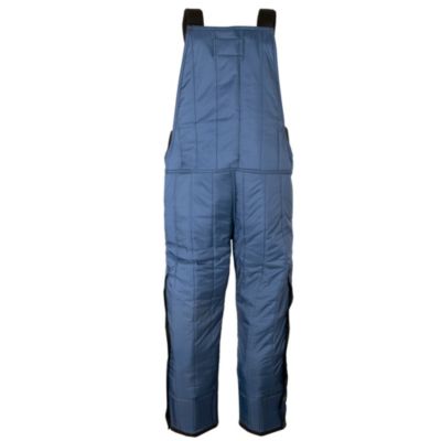 Men's Cooler Wear Bib Overalls - 10°F Comfort, Insulated, Water-Repellent, Durable, Workwear for Freezer & Cold Environments
