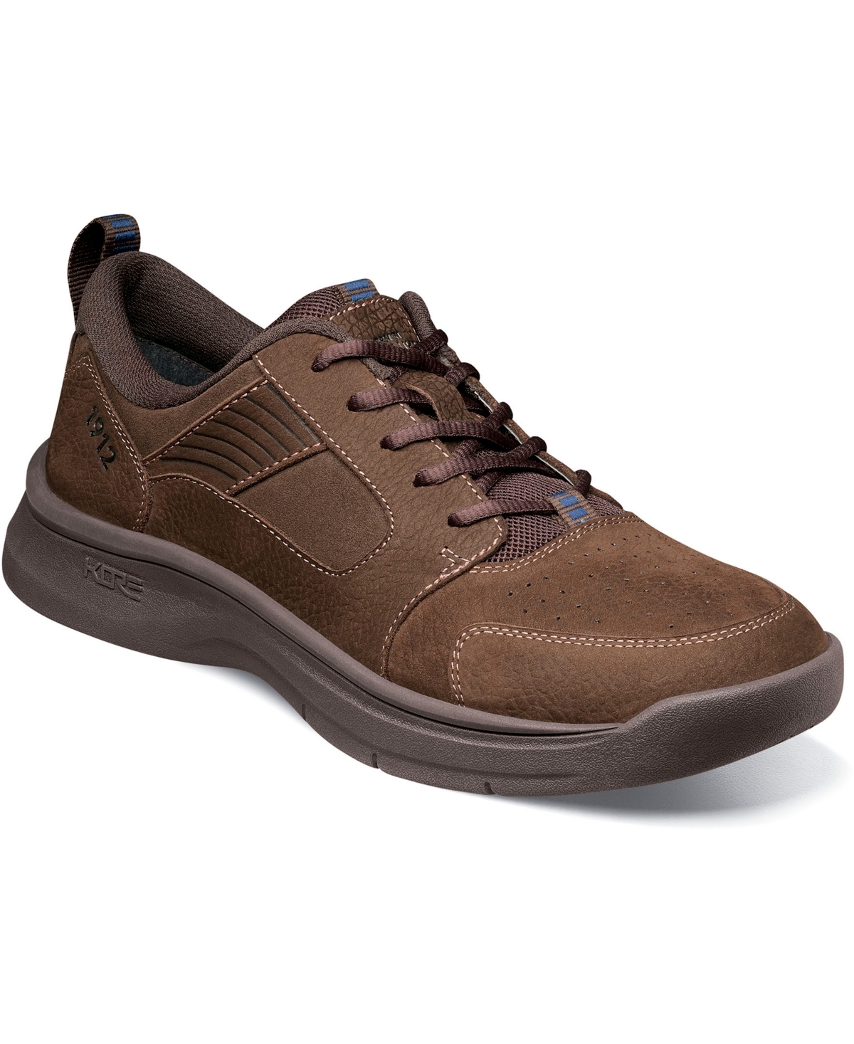 Shop Nunn Bush Men's Mac Leather Moc Toe Oxford Shoes In Brown