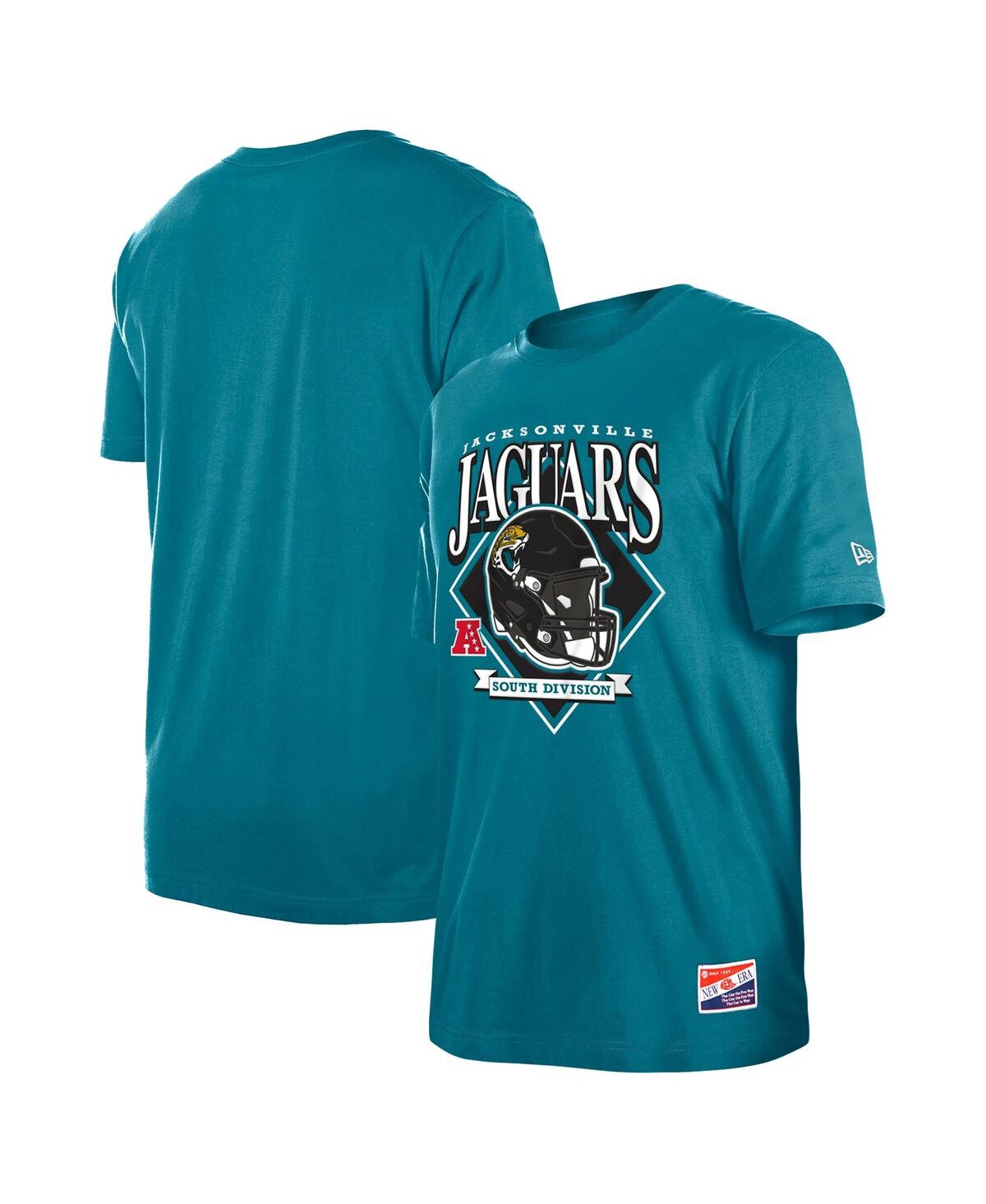 New Era Men's  Black Jacksonville Jaguars Team Logo T-shirt