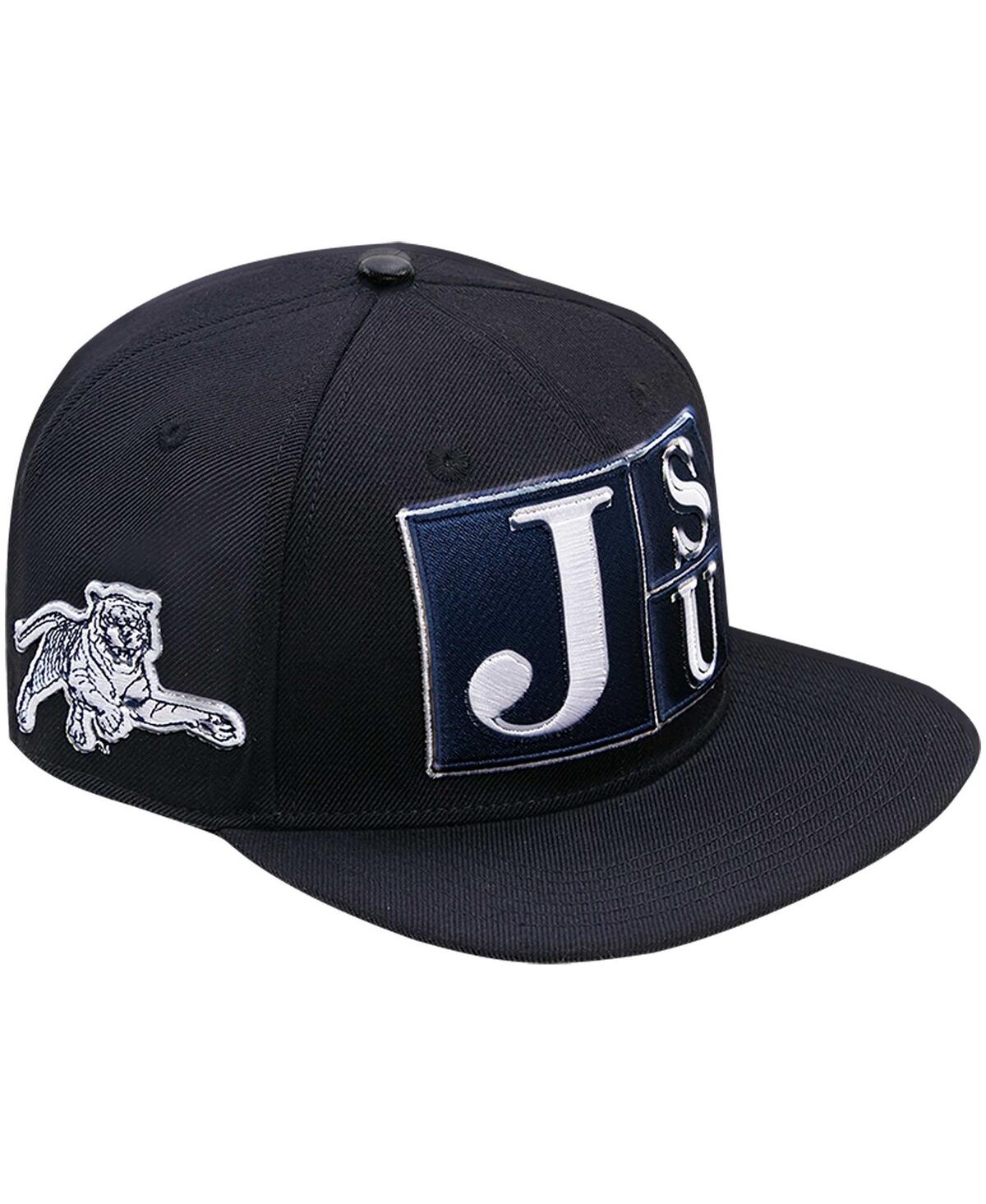 Shop Pro Standard Men's  Black Jackson State Tigers Arch Over Logo Evergreen Snapback Hat