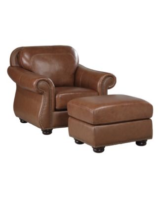 White Label Dadeville 42" Leather Match Chair