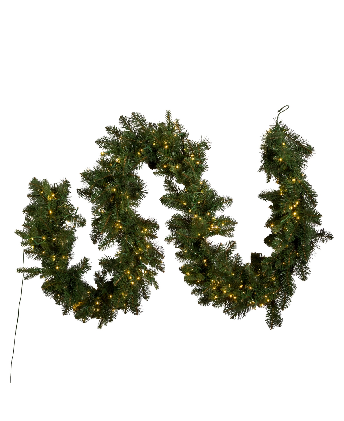 Kurt Adler Pre-Lit Warm Led Noble Fir Garland