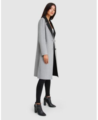 Women's Lexington Two Tone Wool Blend Coat