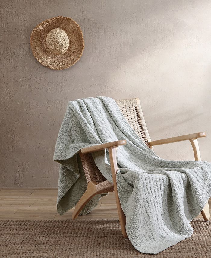 SUNDAY CITIZEN Ribbed Lightweight Throw, 52" x 75" Macy's