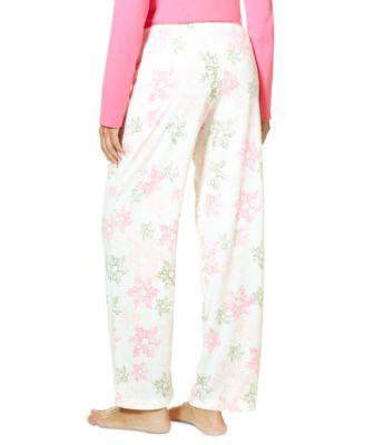 HUE Damen Pyjamahose Mit Vogel-Motiv – Temp Tech, Weicher Bund Mit Kordelzug, Relaxed Fit, 57 Cm Innennaht