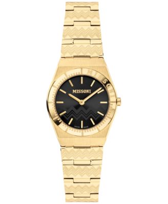 Missoni - Women's Milano Gold Ion Plated Stainless Steel Bracelet Watch 29mm