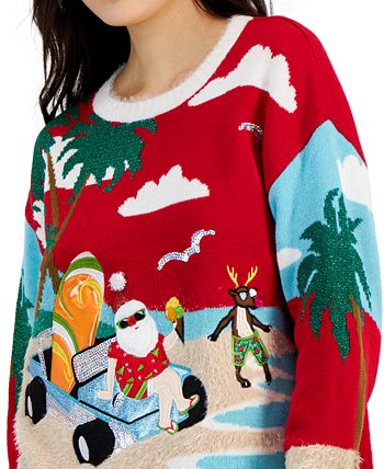 Macys christmas shop sweaters juniors