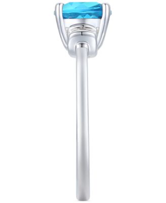 Amethyst (1-1/3 ct. t.w.) & Lab-Grown White Sapphire (1/10 ct. t.w.) in 14k Gold-Plated Sterling Silver (Also in Additional Gemstones)