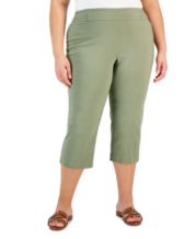 Green Capris Women's Plus Size Pants - Macy's