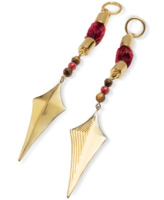 18k Gold-Plated Lanza Dangle Drop Earrings