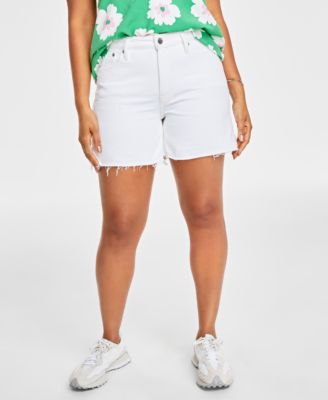 On 34th - Women's High Rise Raw-Hem Jean Shorts