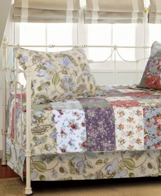 Blooming Prairie Authentic Patchwork 5-Pc. Quilt Set, Daybed