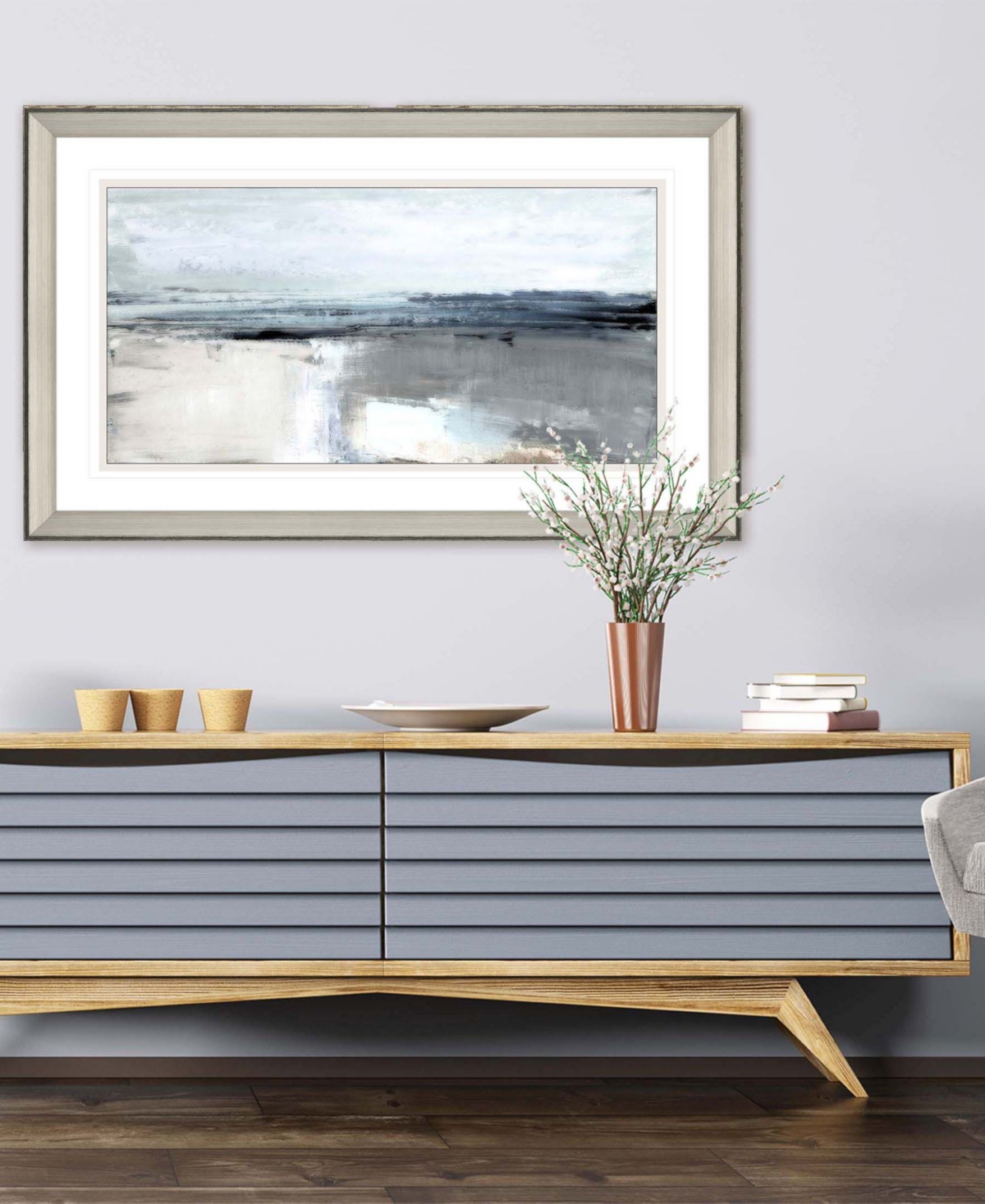 Shop Paragon Picture Gallery Moody Coast Ii Framed Art In Blue