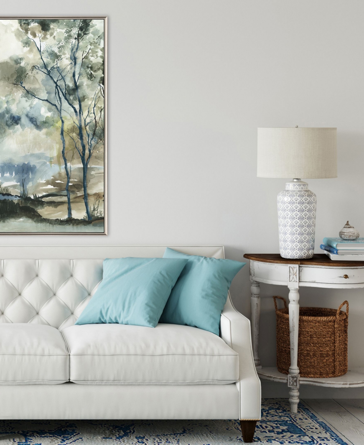 Paragon Picture Gallery Forest Grove Ii Canvas In Gray